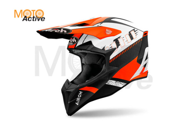 Кроссовый шлем Airoh Wraaap V24 Feel Orange Matt